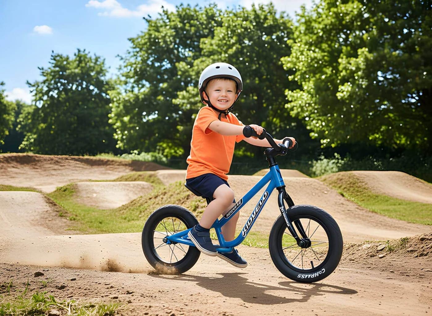 Adjustable Saddle On The Kidvelo Rookie 12