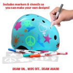 Triple 8 Wipeout Dry Erase Youth Helmet Teal 2 Triple 8 Wipeout Dry Erase Youth Helmet Teal