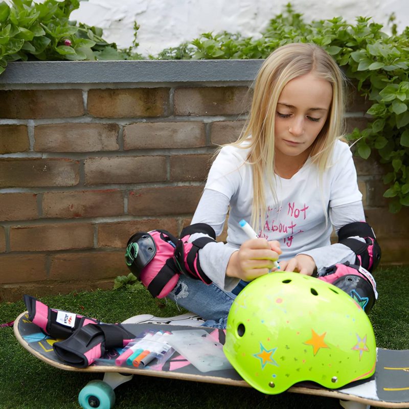 Triple 8 Wipeout-Kids-Helmet-Pink-Certifited