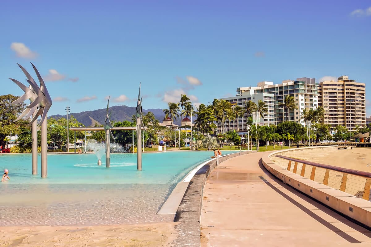 Cairns Queensland Aerial View - Best Places To Ride A Kidvelo Bike Cairns.