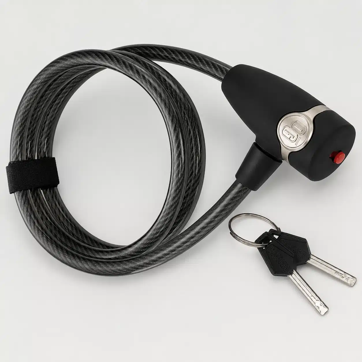 OG Series Coiled Cable Bike Lock with Key - 120cm x 10mm