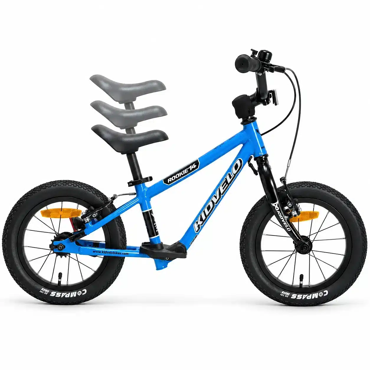 Red Kidvelo Rookie 14 Balance Bike Side Profile
