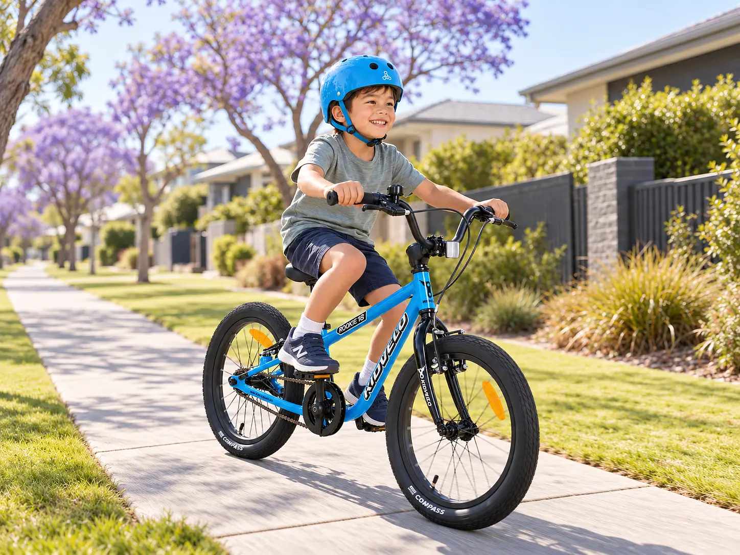 Kidvelo Rookie 18 Balance-Mode Footrest Detail